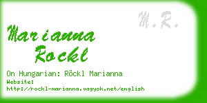 marianna rockl business card
